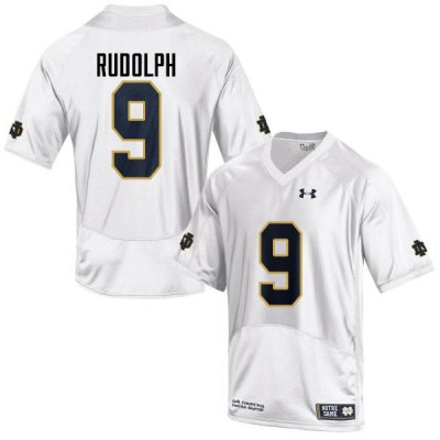 Notre Dame Fighting Irish Men's Kyle Rudolph #9 White Under Armour Authentic Stitched College NCAA Football Jersey RXX6099VR